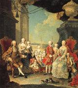 MEYTENS, Martin van The Imperial Family of Austria oil on canvas